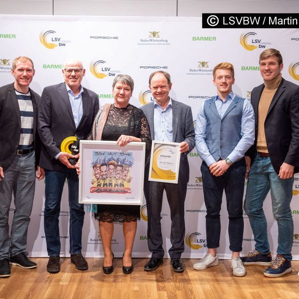 Ehrenpreis des Landessportverbandes Baden-Württemberg für die Leichtathletikabteilung des SSV Ulm 1846