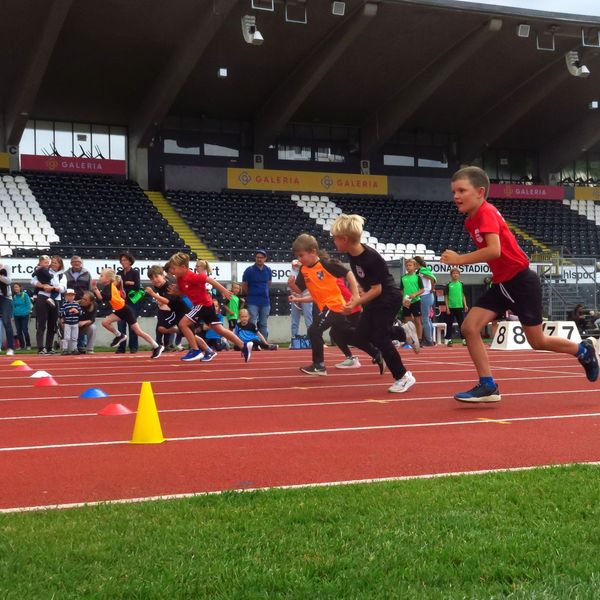 Starts im großen Stadion