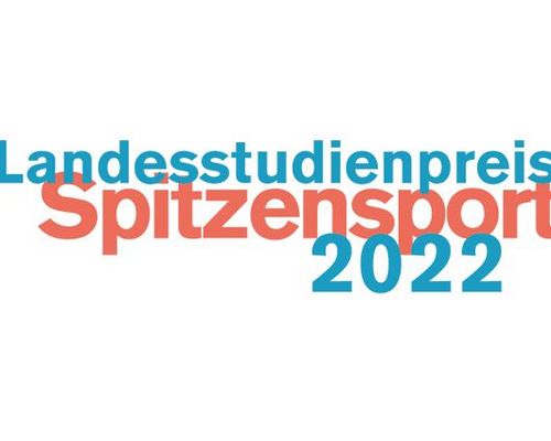 Landesstudienpreis Spitzensport 2022 ausgeschrieben