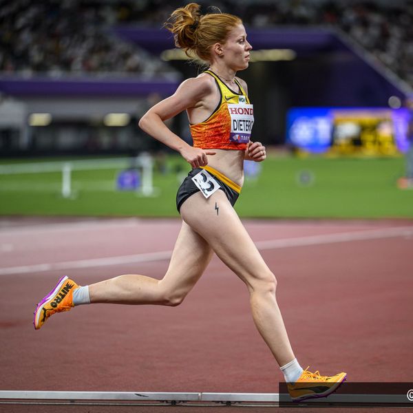 Eva Dieterich (LAV Stadtwerke Tübingen) im Finale über 10.000 Meter 